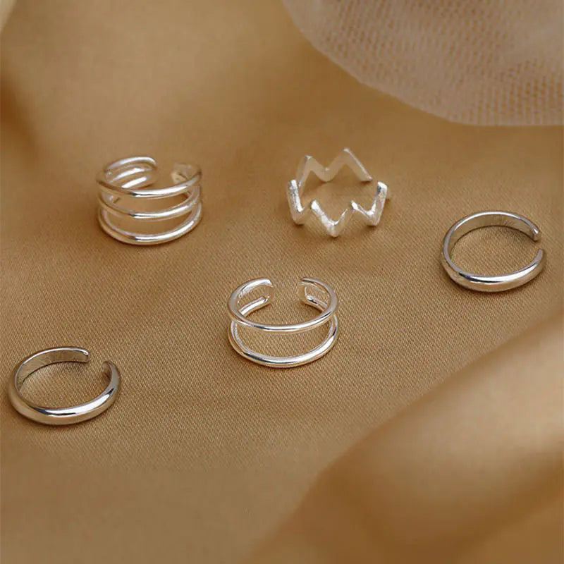 Silver Clip Cuff