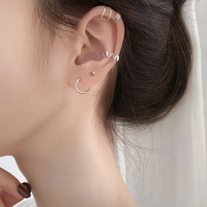 Silver Clip Cuff