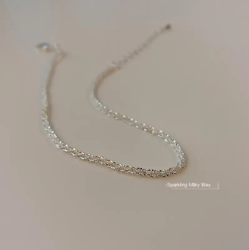 Starry Sky Glittering Ankle Bracelet for Couples